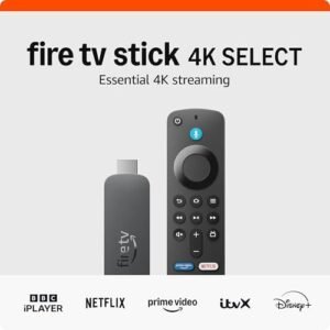 Amazon Fire TV Stick 4K Select (Latest Generation) – Stream in 4K with Access to Thousands of Movies, TV Shows, and Free Live TV